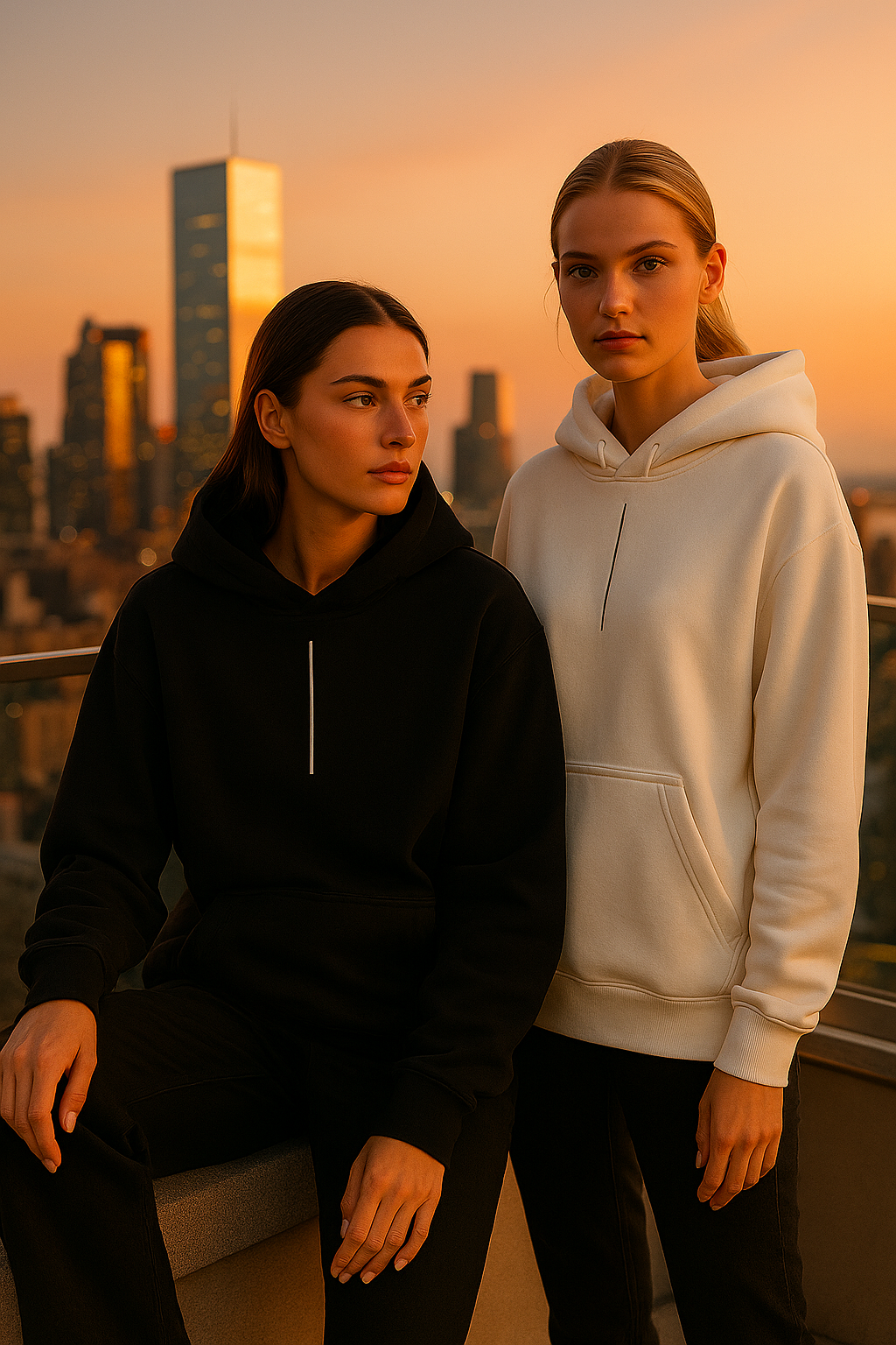 Hoodie White Noir Club