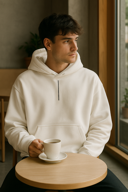 Hoodie White Noir Club
