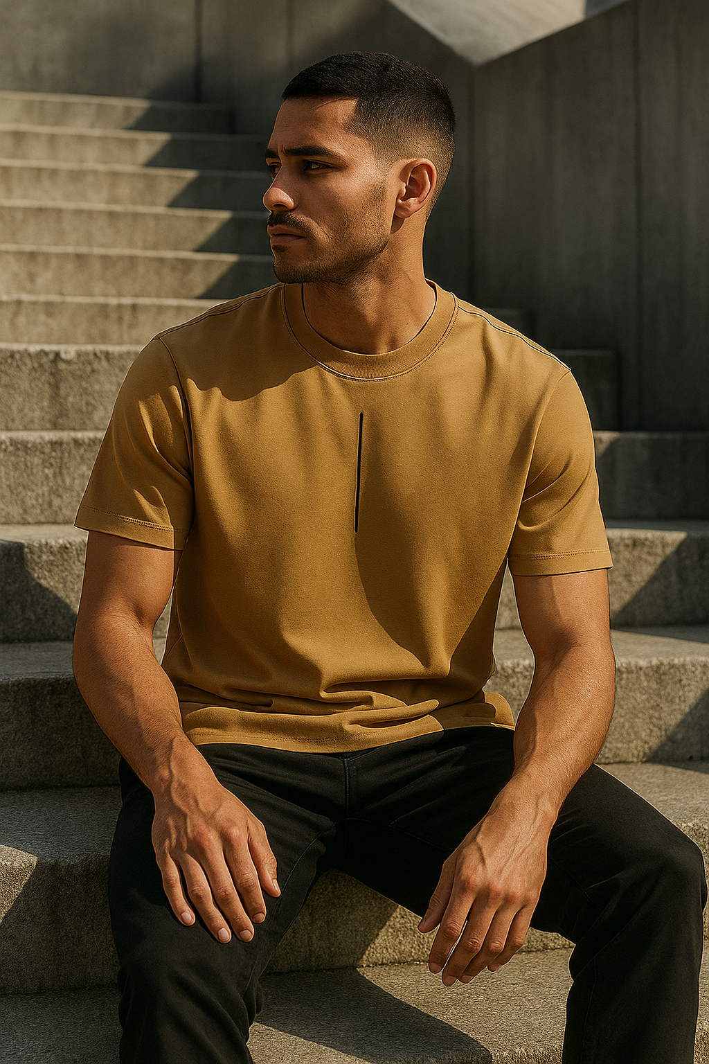 Playera Gold Camel Noir Club