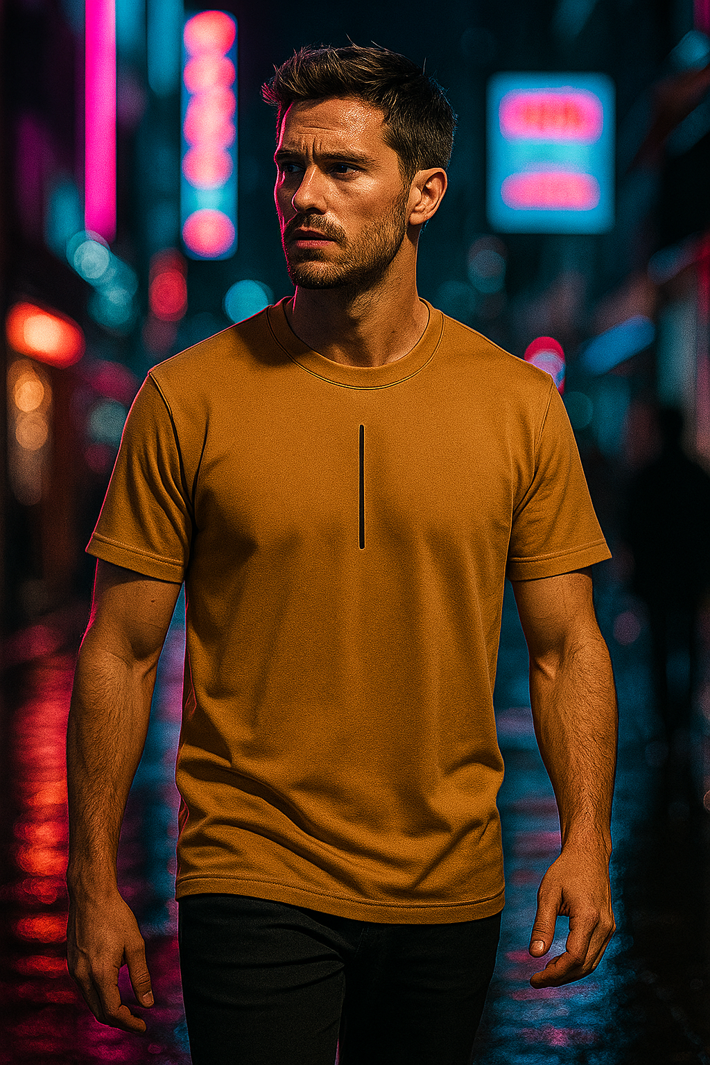 Playera Gold Camel Noir Club